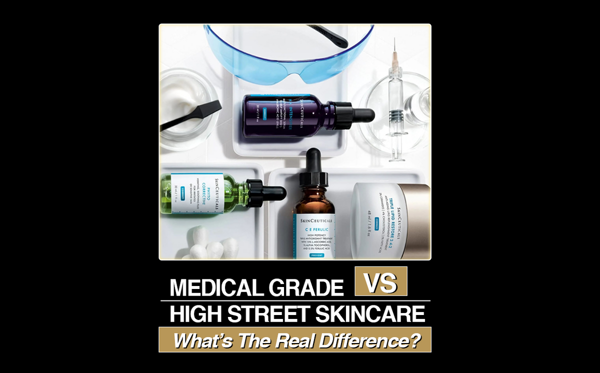 Medical Grade vs High Street Skincare – What’s the Real Difference?
