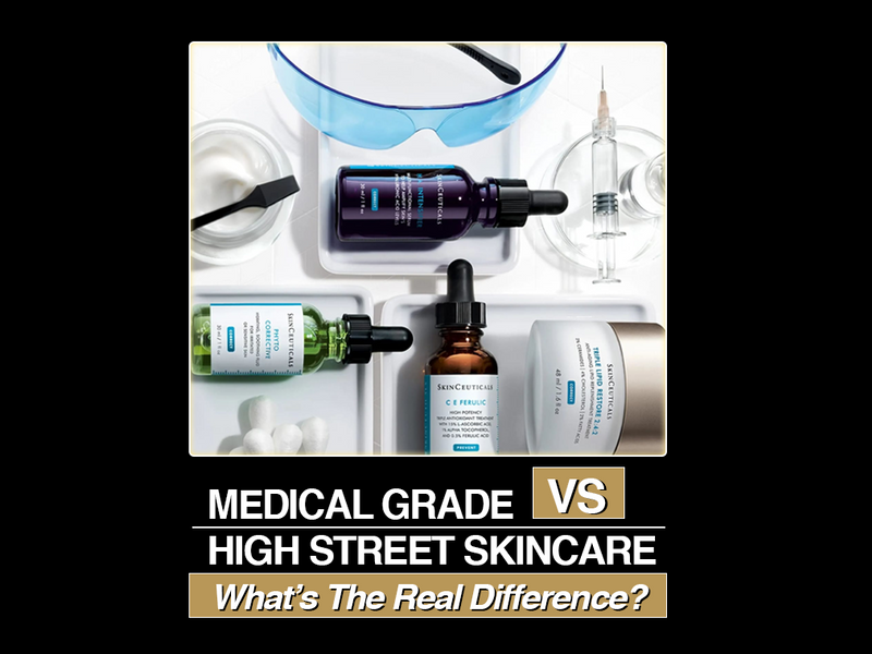 Medical Grade vs High Street Skincare – What’s the Real Difference?