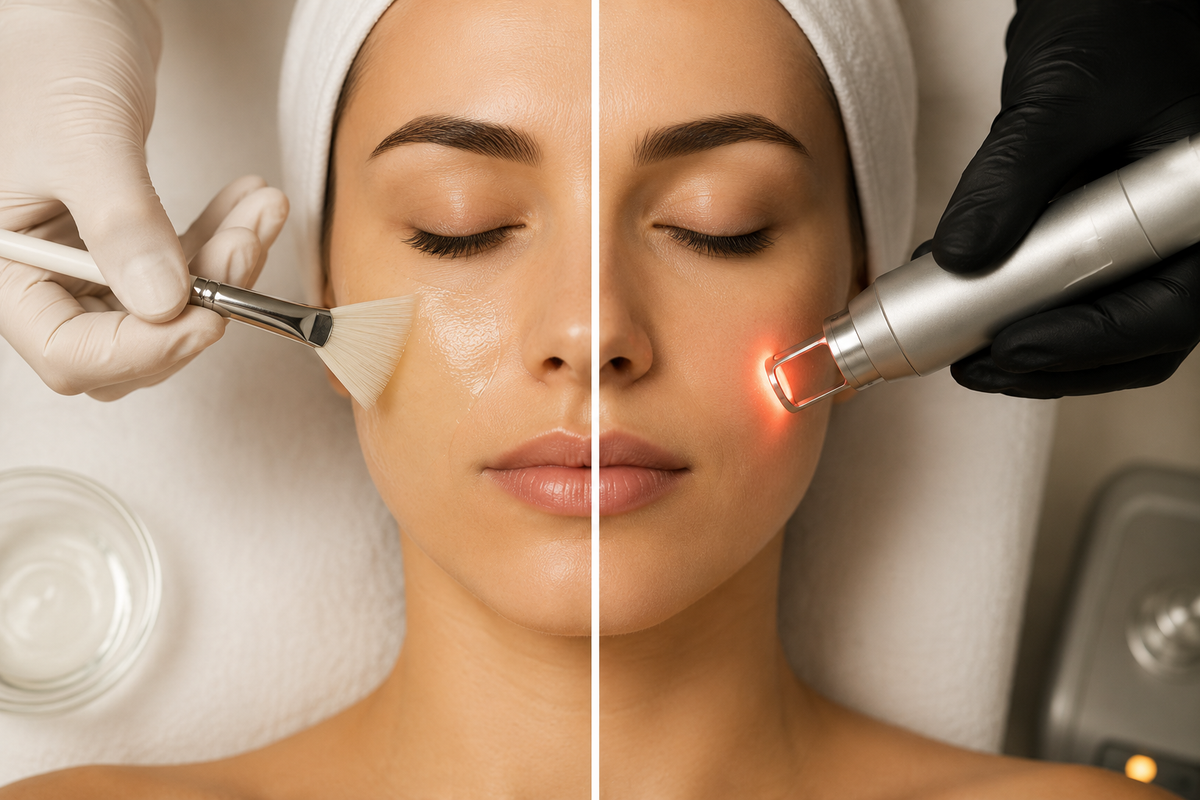 Laser vs Chemical Peels: What's the Difference and Which Is Better for Your Skin?