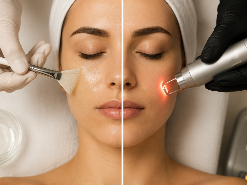 Laser vs Chemical Peels: What's the Difference and Which Is Better for Your Skin?
